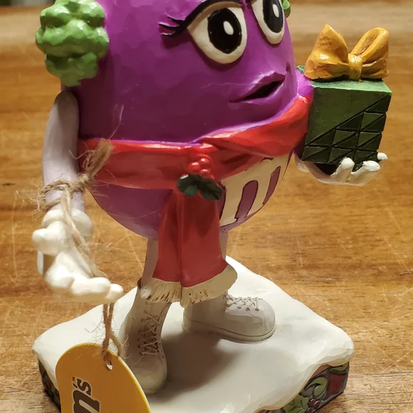 Jim Shore M&M'S,  Purple Character, "Sweet Surprise,"  6015684, Figure NWT!! - Picture 2 of 6